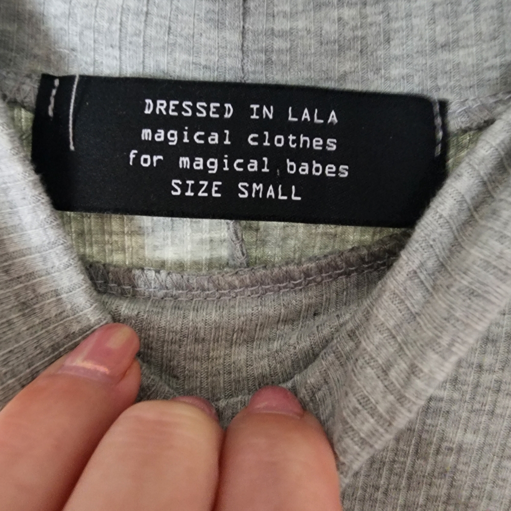 Dressed in LALA Heather Gray Tee